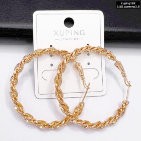 Сережки Xuping18К 20122 ( 3.8 см.)